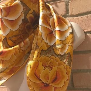 Silk scarf floral